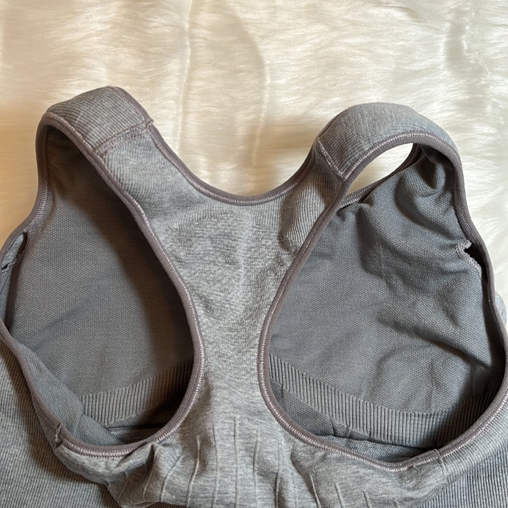 𝅺CHAMPION Gray Athletic Sports Bra - Picture 9 of 10